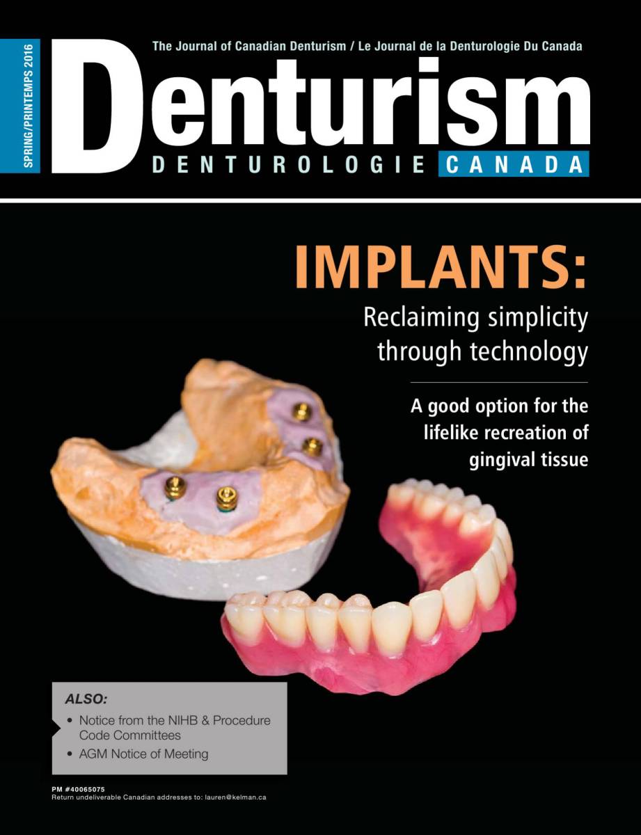 Denturism Spring 2016